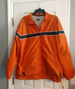 orange nike coat