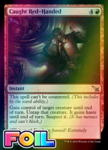 x1 Caught Red-Handed MKM MTG 115 FOIL UNCOMMON M/NM 1x - Picture 1 of 1