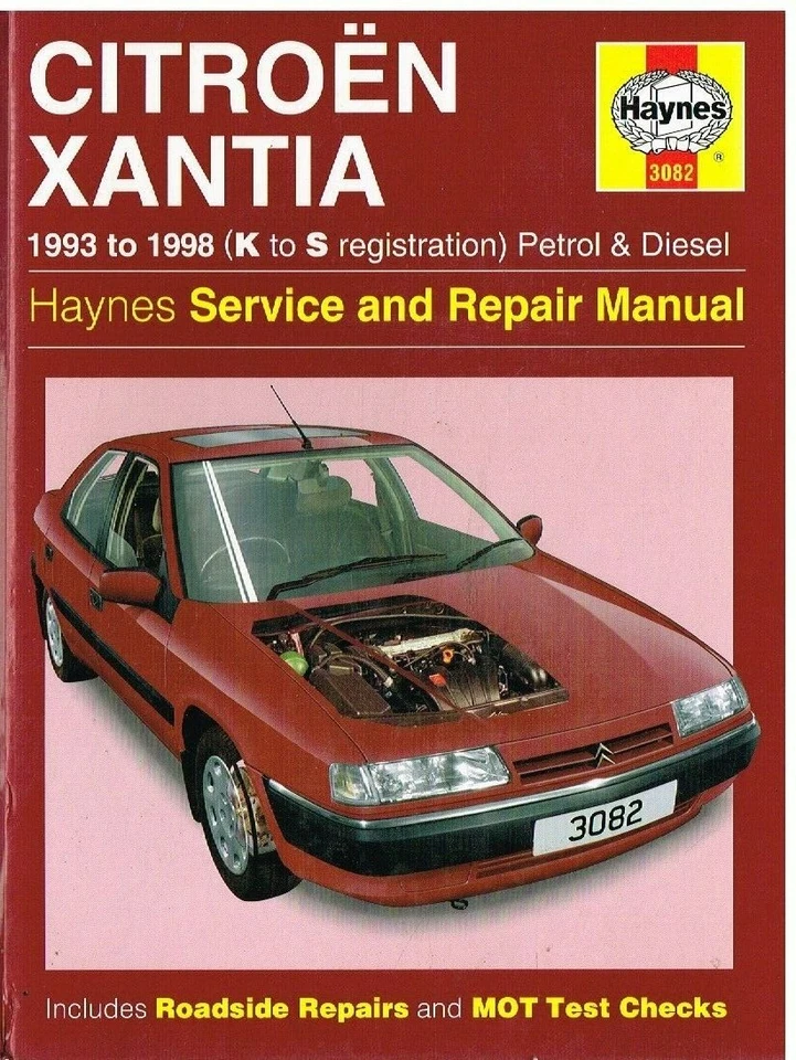 CITROEN XANTIA 1.6 1.8 2.0 PETROL 1.9 2.1 DIESEL '93-98 REPAIR MANUAL *HARDBACK* - Image 1 of 1