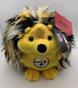 NFL Pittsburgh Steeler 6” Peluche Erizo Peluche Animal Siempre Coleccionable *LEER* - Imagen 1 de 15
