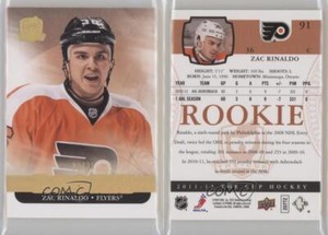 2011-12 Upper Deck The Cup Rookie Gold Spectrum /25 Zac Rinaldo #91 Rookie RC