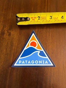 Patagonia Triangle Sun Wave Sticker Decal Authentic Outdoor! Sun Water - Picture 1 of 1