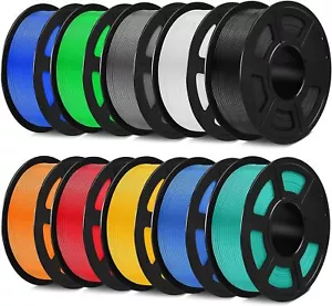Kingroon 10 kg filamento stampante 3D PETG 1,75 mm lotto fasce colori casuali - Foto 1 di 7