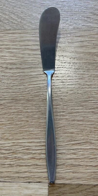 Vintage MCM Solingen CUS Stainless Butter Knife Flatware Germany Carl Mertens - Image 1 of 4