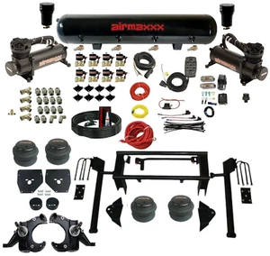 C10 Complete Fast Air Ride Suspension Kit Front Spindles Rear Ekstensive 2 link - Picture 1 of 24