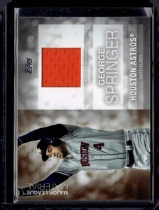 2020 Topps Update Major League Materialien #MLMGSP George Springer - Bild 1 von 2