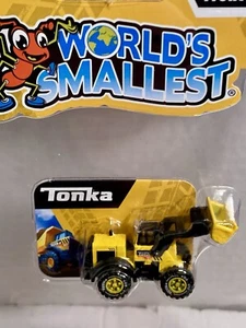 World's Smallest Mini TONKA Mighty Front Loader Miniature Micro Toy Metal - Picture 1 of 3
