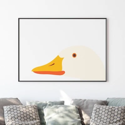 Enzo Mari 1967  "Otto L'Oca" Vibrant Italian Artist Poster, 24"x36" (61x91cm) - Image 1 of 3