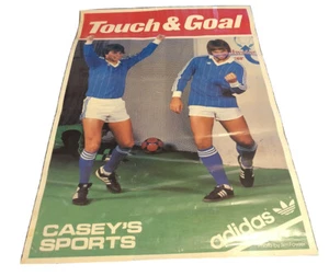 ORIGINAL 1970's ADIDAS SNEAKER  PROMO POSTER 24 x 36 Casey's Sports - Picture 1 of 2