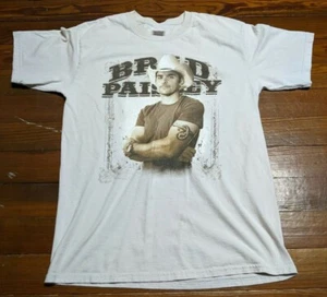 Brad Paisley 2002 Tour Shirt Country Tee Shirt White Unisex S-4XL 1J0043 - Picture 1 of 3