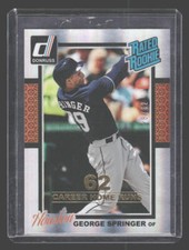 2014 Donruss #249 George Springer Stat Line #'d /62