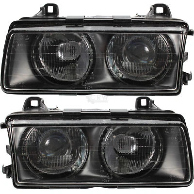 Scheinwerfer Set für BMW 3er E36 Bj. 90-94 H1+H1 Limousine Coupe Cabrio Touring  - Bild 1 von 4