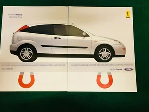 FORD FOCUS GRIPPING DRIVE POSTER ADVERT READY FRAME A4 X 2 SIZE J - Picture 1 of 2