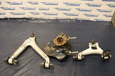 2012 AUDI R8 5.2 QUATTRO SPYDER V10 OEM LH DRIVER FRONT SPINDLE & ARMS #1256 - Image 1 of 4