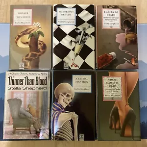Stella Shepherd ~ 6 Hardcover Set ~ Both Editions Of Thinner Than Blood - Foto 1 di 15