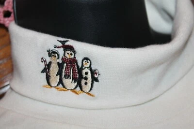 NUEVO CON ETIQUETAS 90s High Sierra Invierno Esquí Plegable Cuello Alto DEBBIE Mumm Penguin Camisa M Foto 1 de 4