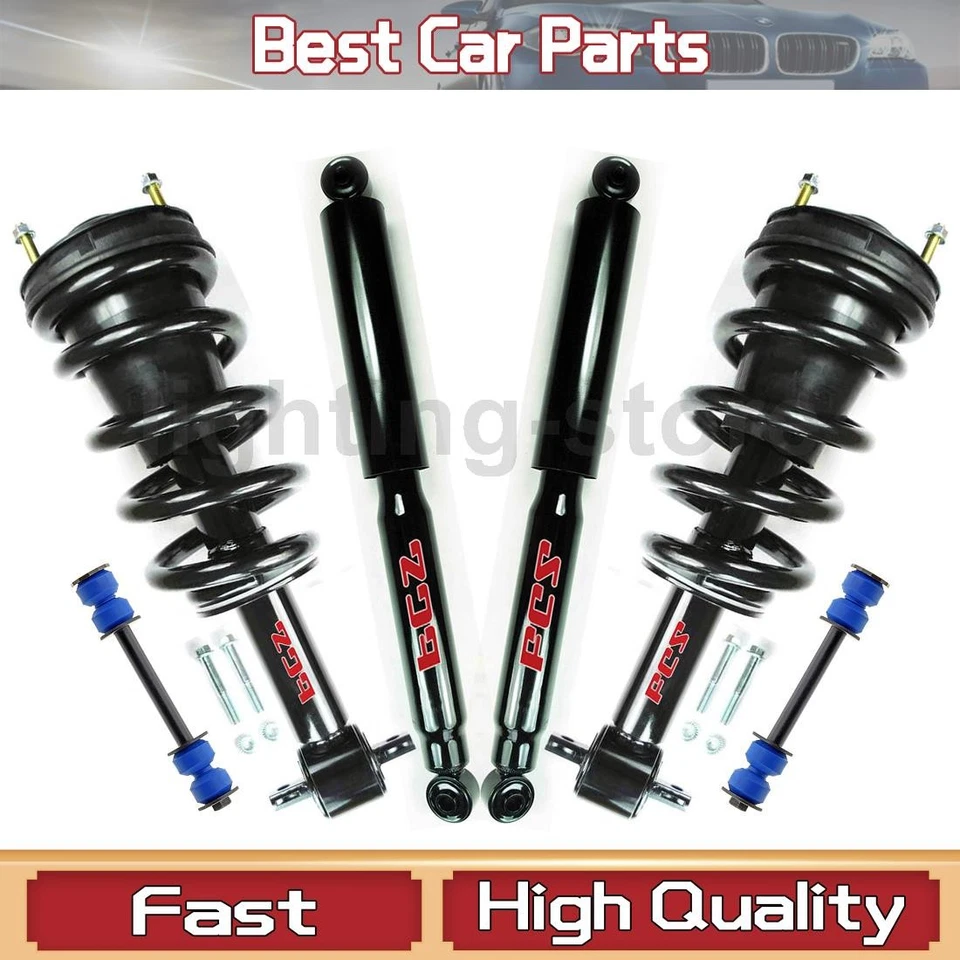 Puntales delanteros con amortiguadores traseros de resorte barras estabilizadoras para Chevrolet Avalanche 2007-2013 Foto 1 de 4