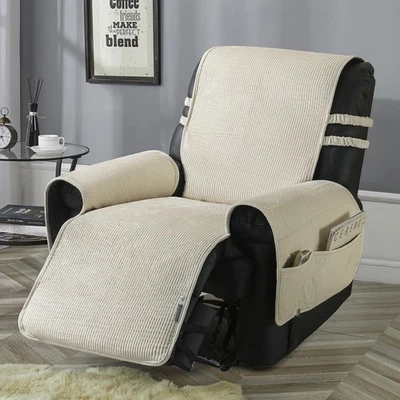STONECREST Non Slip Recliner Chair Cover - Corduroy Cotton Face Recliner Slip... - Image 1 of 4