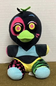 Funko Five Nights At Freddys Glamrock Chica Blacklight Plush FNAF Neon 8” - Picture 1 of 3