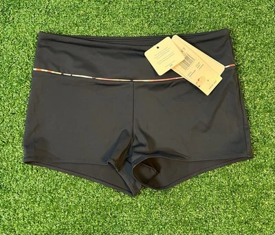 NWT Roxy Women's Fitness Shorty Bikini Bottoms Size Small Navy Blue $45 4C447 - Image 1 of 4