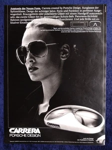 Carrera Porsche Design Brillen, originale Werbung aus 1978 - Picture 1 of 2