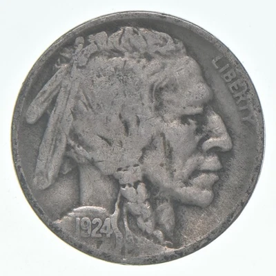 1924-D Indian Head Buffalo Nickel Average Circ *2793 - Image 1 of 4