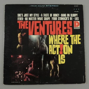 The VENTURES Where The Action Is Dolton BST 8040 1966 Vinyl LP Record Album - Picture 1 of 5