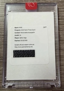 2024 WWE Panini Three Count Zelina Vega #34 Memorabilia Autographs REDEPMTION - Picture 1 of 1