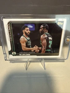 2025-26 Topps Basketball Boston Celtics The Jays Shine GOLDEN MIRROR NBA RARO!!! - Foto 1 di 7