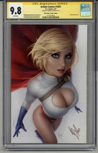 ACTION COMICS #1051 CGC 9.8 SS FIRMATO WARREN LOUW POWER GIRL KRS VARIANTE VERGINE - Foto 1 di 4