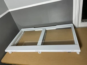 ¡NUEVO! Cubierta de vidrio genuina OEM GE Profile para refrigerador con cajón (COMPLETA) - Imagen 1 de 5
