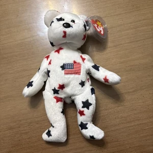RARE, RETIRED with TAG ERRORS Glory Bear Beanie Baby in MINT condition! - Picture 1 of 9