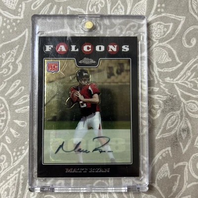 2008 Topps Chrome - Matt Ryan #TC166 Rookie Autographs (AU, RC) - Image 1 of 2
