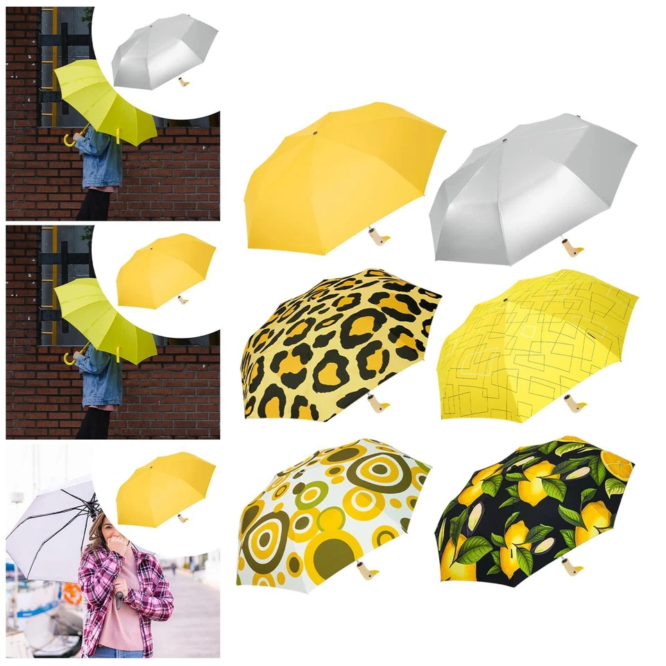 Ombrello pieghevole automatico con protezione solare per attività - Immagine 1 di 1