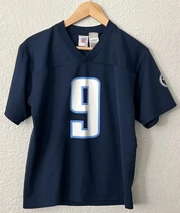 Tennessee Titans Steve McNair Jersey NFL Blue Boys Youth Large 14-16 - Picture 1 of 4