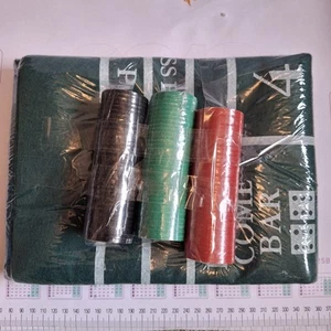 Unopened Craps Table Felt Casino Setup With Chips Gaming Gambling - Picture 1 of 4