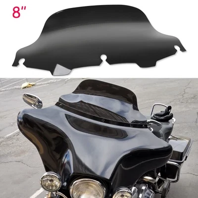 Parabrisas de 8" para Harley Davidson Electra Glide Classic FLHTC 96-2013 Foto 1 de 4