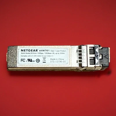 Netgear AXM761 SFP+ Modul 10GBASE-SR SFP+-Transceiver 300m - Bild 1 von 2