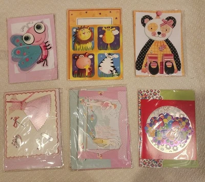 Vintage Paper Magic Group 3D Layered Blank Celebrate Kids Birthday Card Lot 6 - Image 1 of 4