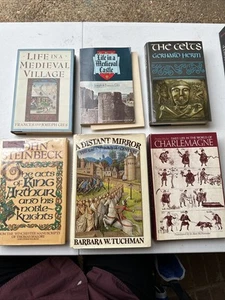 Medieval Period Lore Book Lot Covering 14th Century ExLib 5 HB & 1 PB Gies Riche - Picture 1 of 24