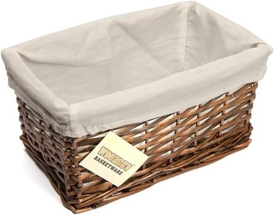 Wicker Storage Basket Xmas Hamper Basket Gift, basket for shelves,Laundry basket - Image 1 of 3