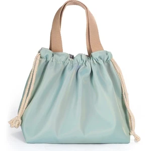 Small Lunch Bag for Women - Cinch Drawstring Cloth Lunch Bag with Snack Conta... - Picture 1 of 7