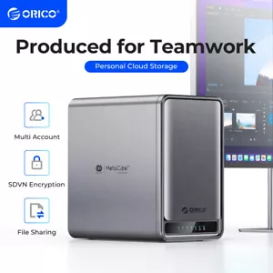 ORICO NAS Metabox Private Cloud NAS Storage Networkable RAID Enclosure Diskless - Picture 1 of 14