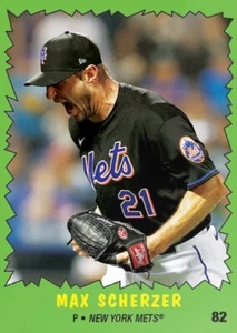 2022 TOPPS TBT 1979 INCEDIBLE HULK SET 28 CARTE NEW YORK METS MAX SCHERZER #82 - Foto 1 di 2