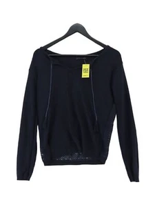 Promod Women's Jumper M Blue Lyocell Modal with Cotton, Polyamide Pullover - Picture 1 of 5