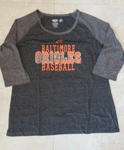 Baltimore Orioles Glitter MLB Women's Graphic round-Neck Shirt 2XL NWT - Picture 1 of 1