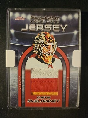Curtis McElhinney Game Used Jersey Calgary Flames #/10 - Image 1 of 2