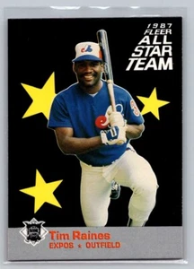 1987 Fleer All Stars Tim Raines #12 - Picture 1 of 2