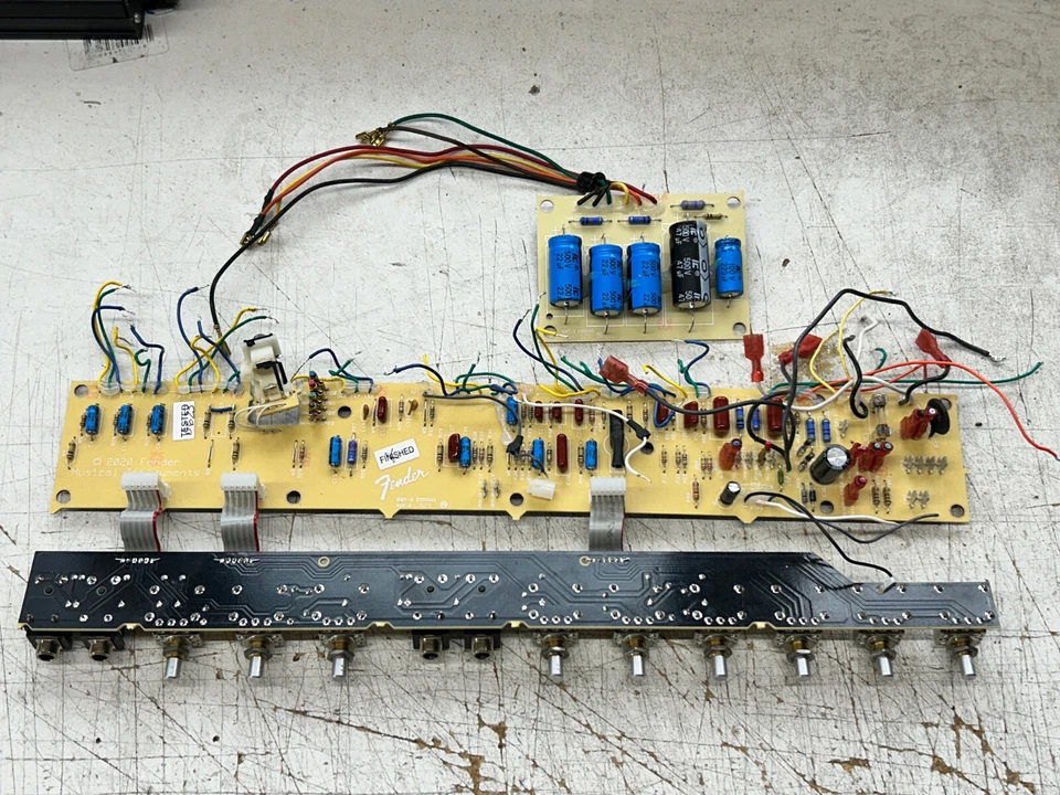 Newest Revision '21-Present Fender '65 Deluxe Reverb Amp Re-Issue PC Boards Set - Image 1 of 1