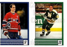 1989-90 O-Pee-Chee Stickers #058-200 Bob Gainey, Brian Bellows